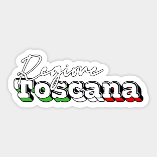 Regione Toscana --- Retro Design Sticker